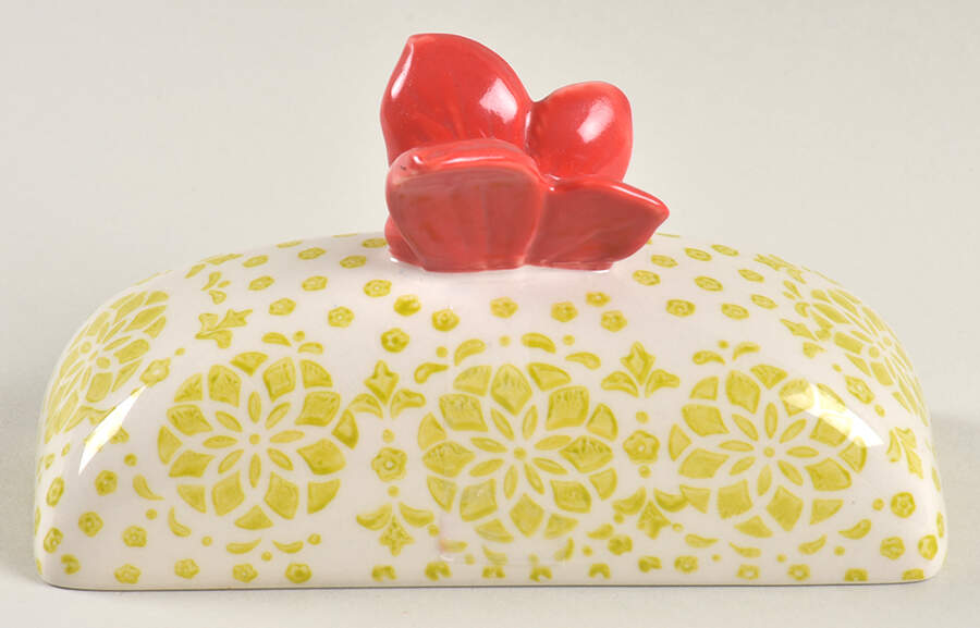Garden Butterfly Lid for 1/4 Lb Butter by Pier 1-1