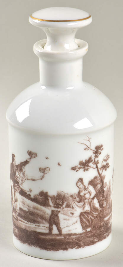 PDA11 Perfume Bottle with Stopper by Porcelaine d'Auteuil-1
