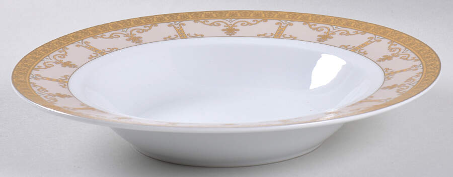 PLX2 Peachy Large Rim Soup Bowl by Palate & Plate-1