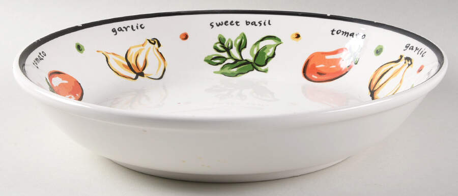 PBA95 12" Pasta Serving Bowl by Pottery Barn China-1