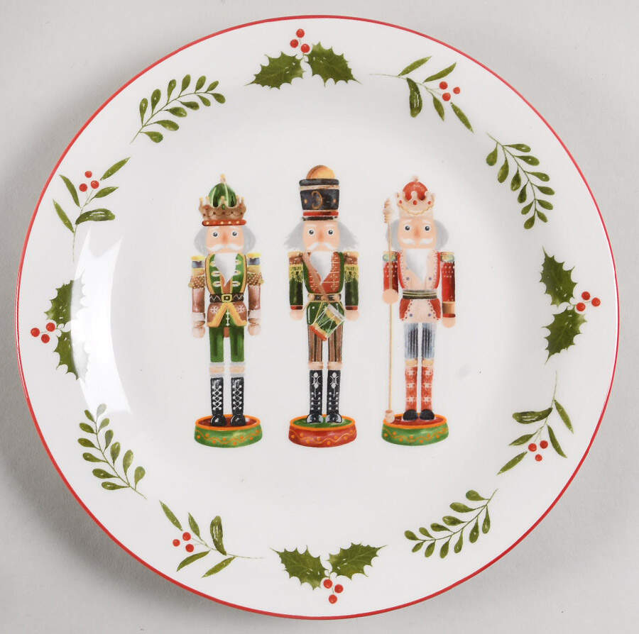 Nutcracker Salad Plate by Potter's Studio-1