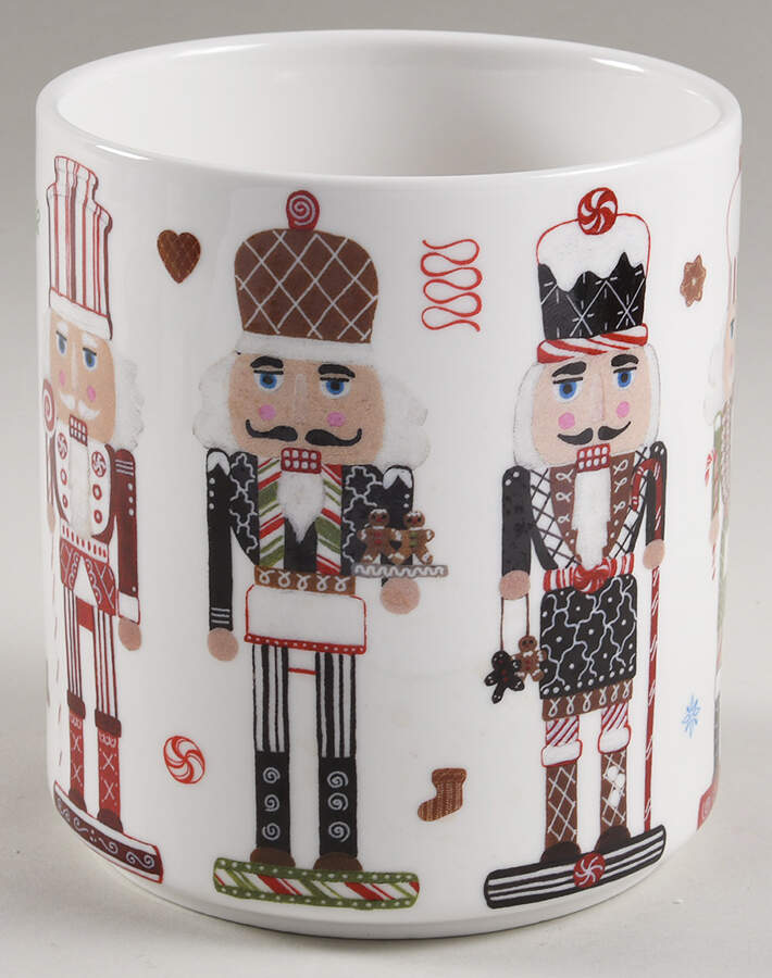 Nutcracker 5" Canister No Lid by Potter's Studio-1