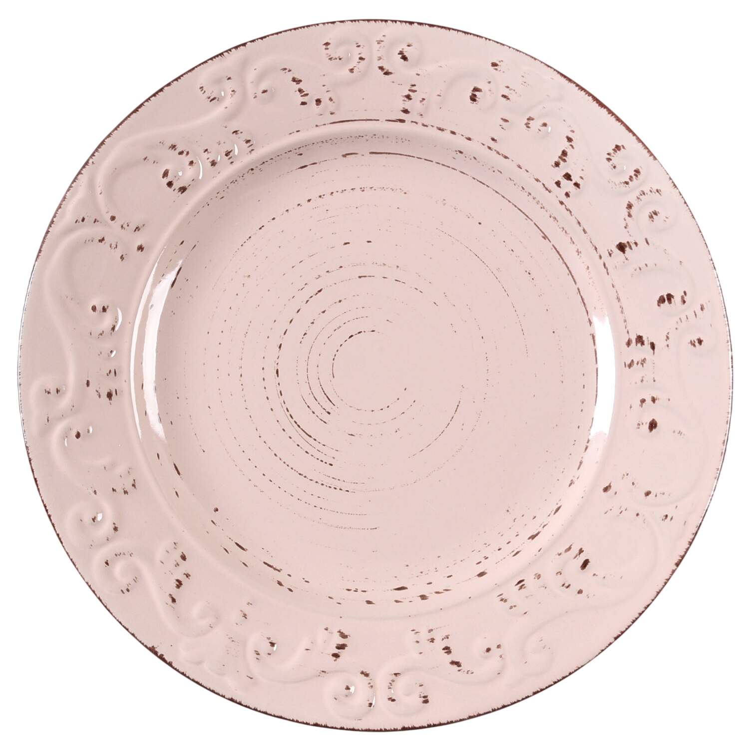 Trellis Pink Dinner Plate by Pfaltzgraff-1