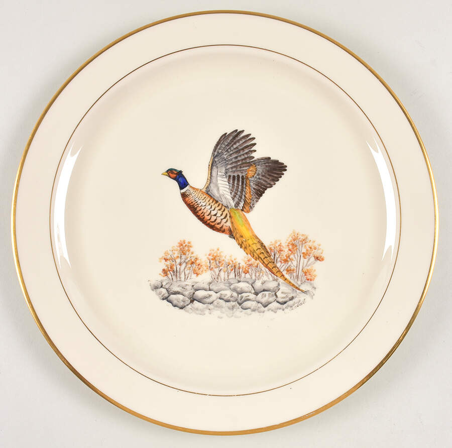 PIC205 12" Chop Plate (Round Platter) by Pickard-1