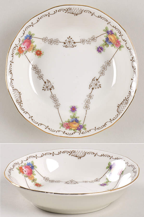PUN159 Fruit/Dessert (Sauce) Bowl by Porcelain Union-1