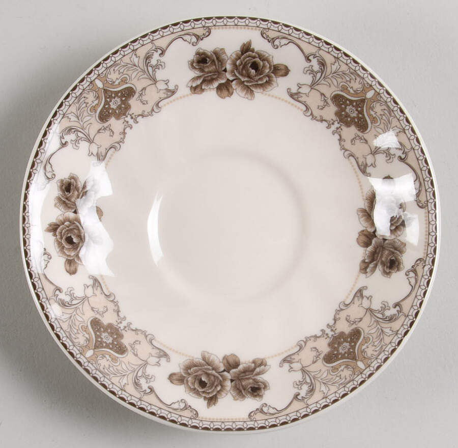 Rose Brown Saucer by Palate & Plate-1