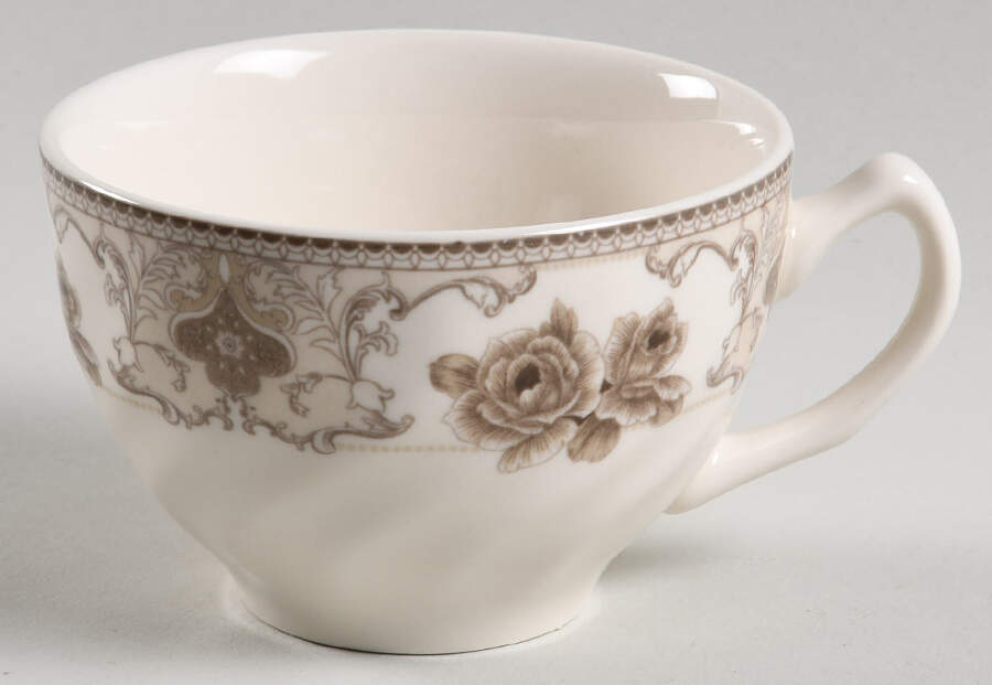 Rose Brown Flat Cup by Palate & Plate-1