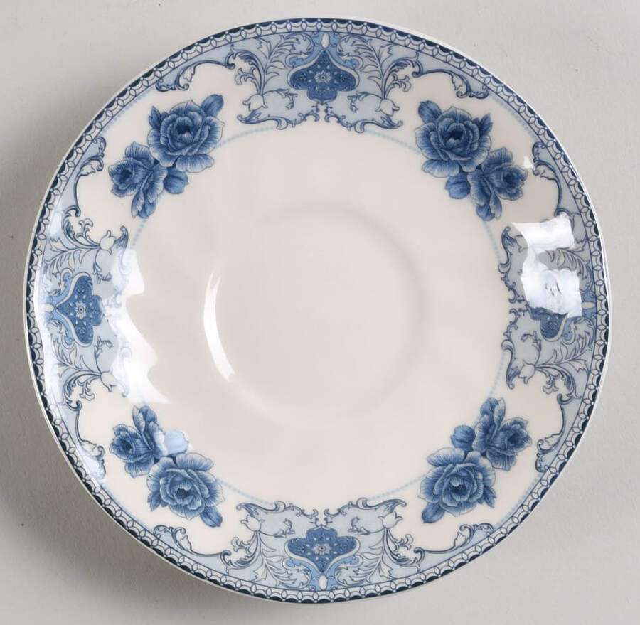 Rose Blue Saucer by Palate & Plate-1