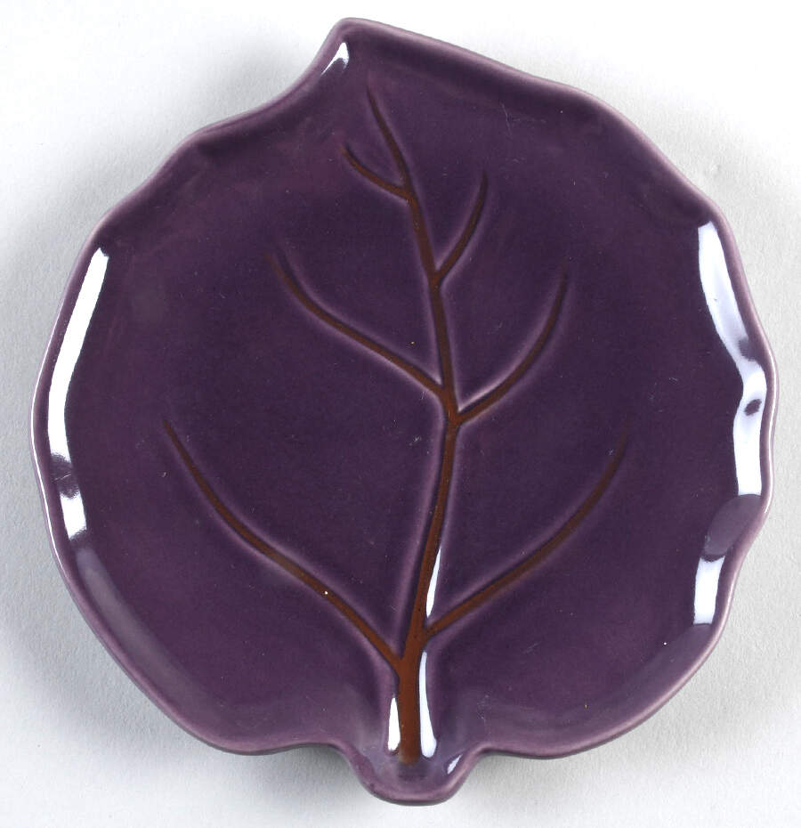 Autumn Leaf Dessert/Pie Plate by Pottery Barn China-1