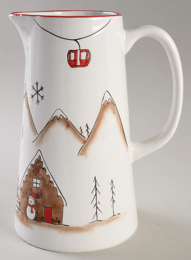 Ski Village 64 Oz Pitcher by Potter's Studio-1