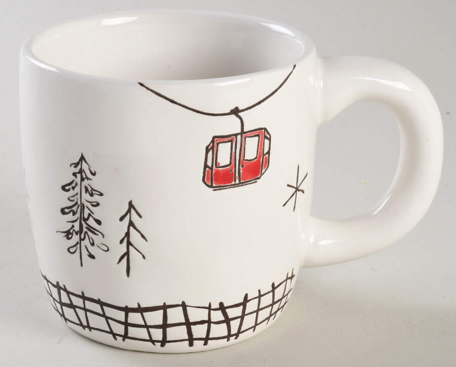 Ski Village Mug by Potter's Studio-1