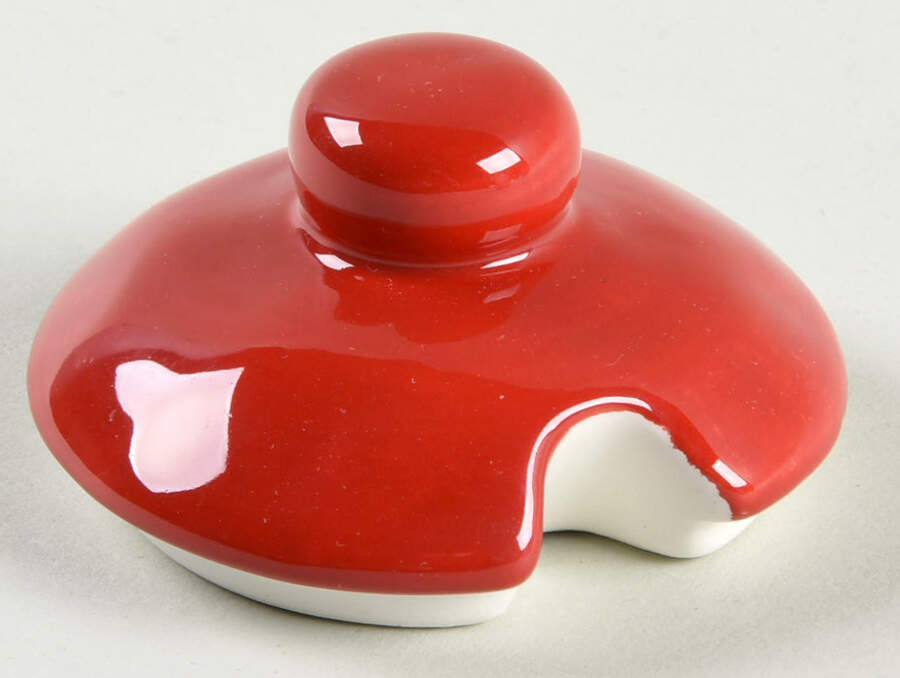 Ski Village Lid for Sugar Bowl by Potter's Studio-1