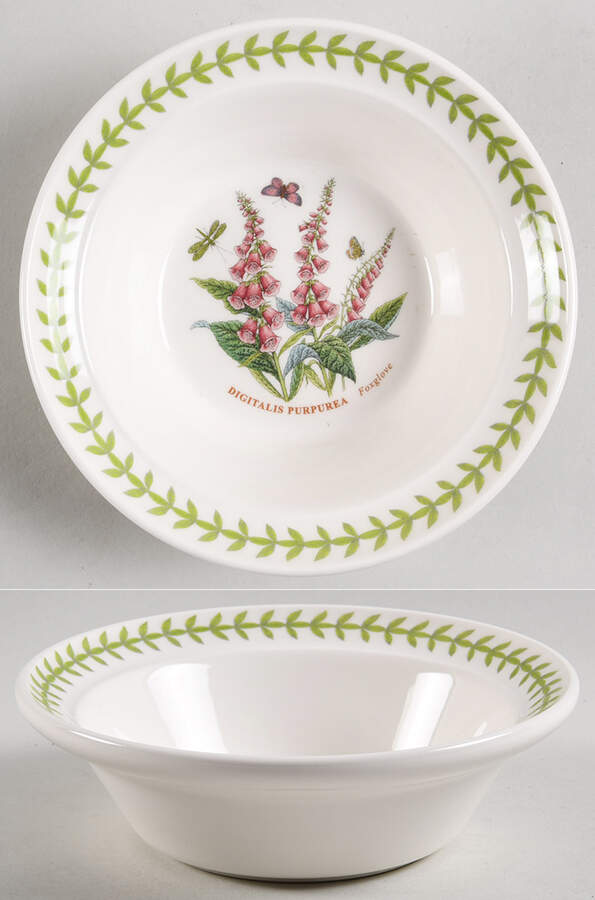Botanic Garden-Meadow Rim Cereal/Oatmeal Bowl by Portmeirion-1