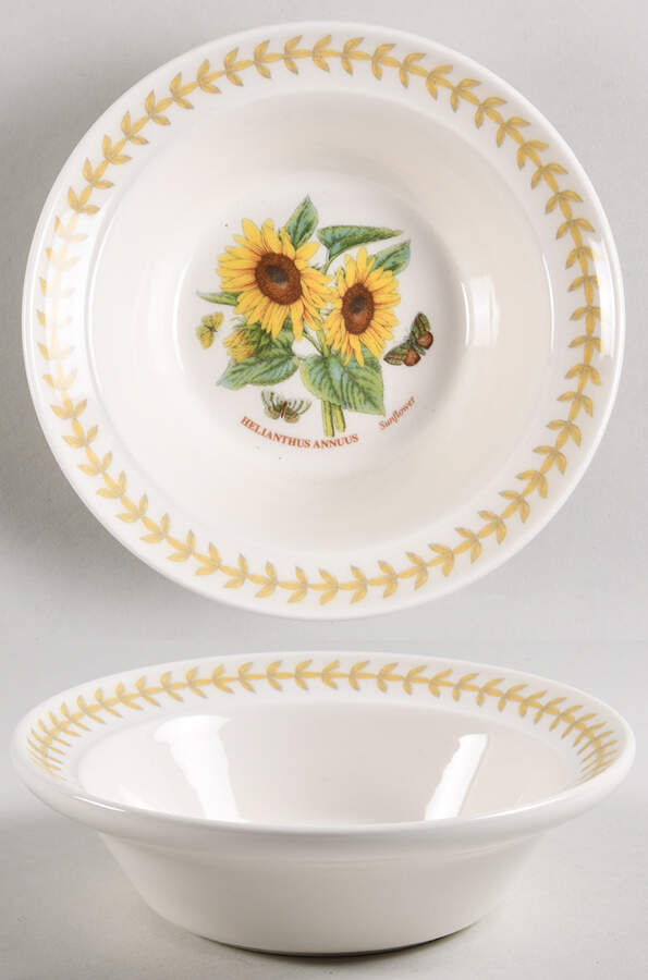Botanic Garden-Meadow Rim Cereal/Oatmeal Bowl by Portmeirion-1