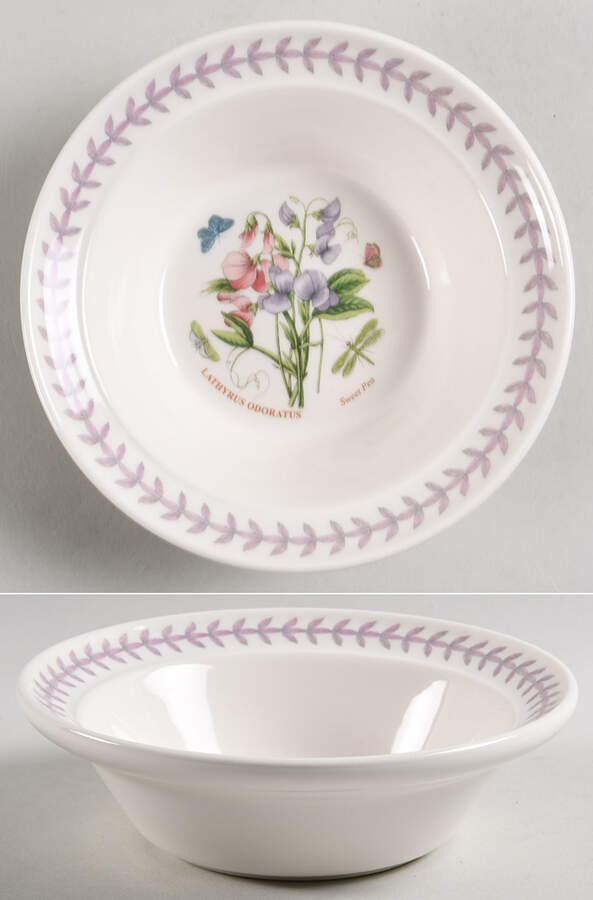 Botanic Garden-Meadow Rim Cereal/Oatmeal Bowl by Portmeirion-1