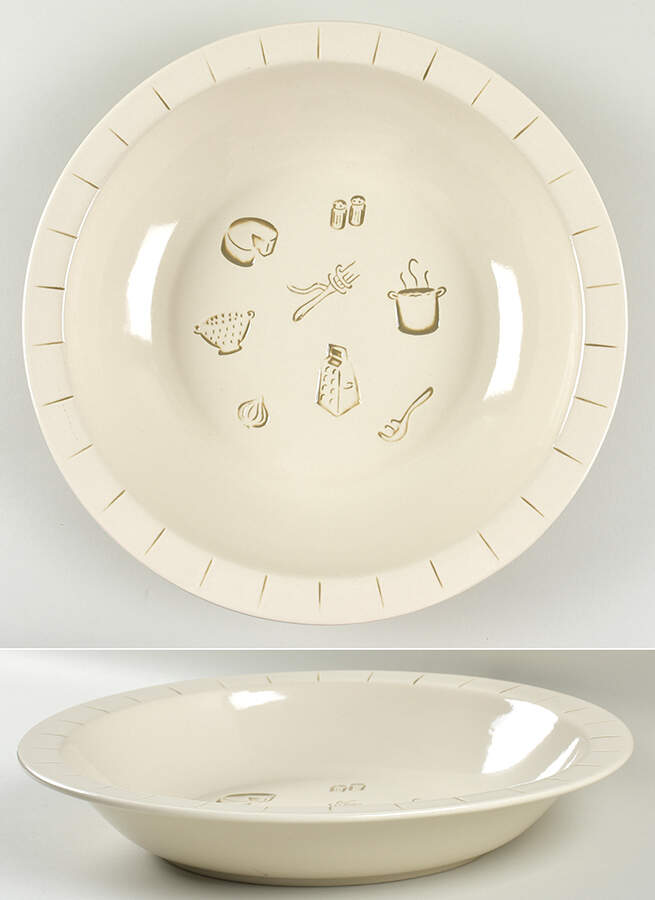 Pasta Prep 13" Pasta Serving Bowl by Pottery Barn China-1
