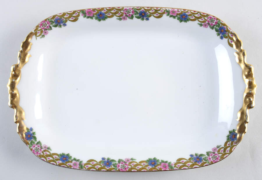 POY936 14" Rectangular Serving Platter by Jean Pouyat-1