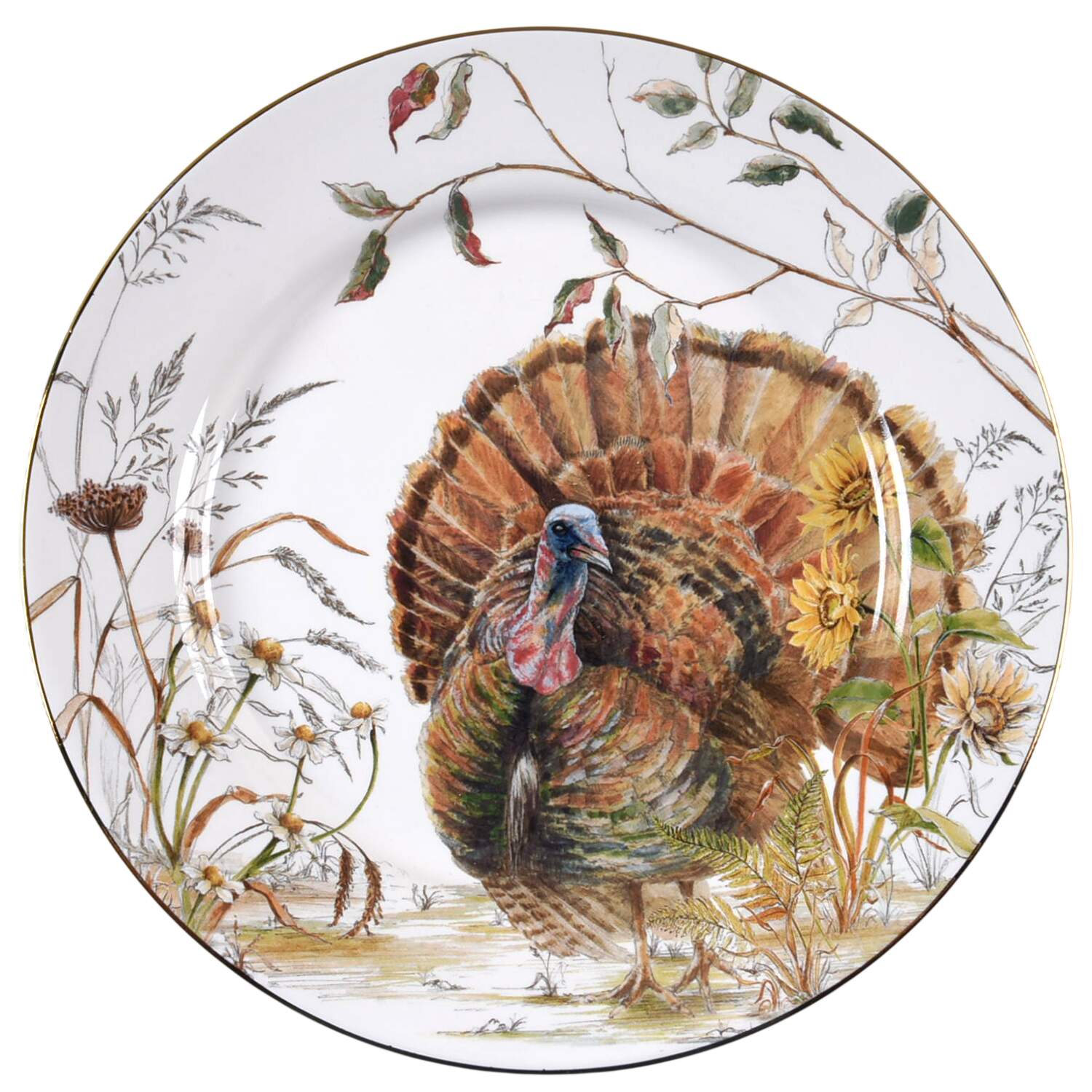 Bedford Harvest Salad Plate by Pottery Barn China-1