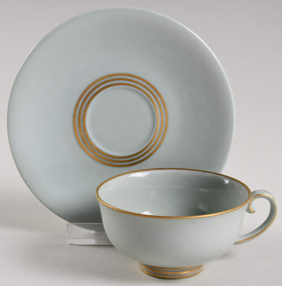 PIR248 Flat Demitasse Cup & Saucer Set by Pirkenhammer-1
