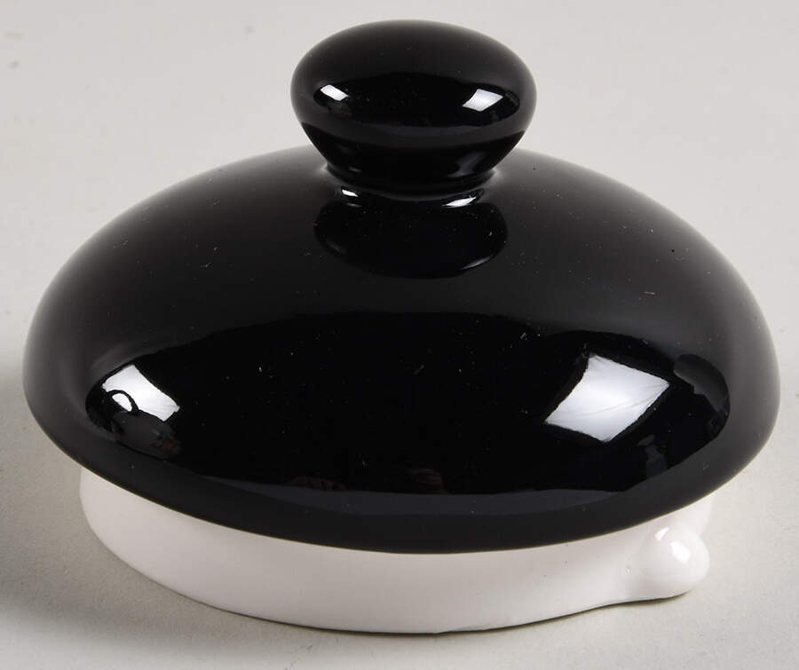 Midnight Haunted House Lid for Teapot by Potter's Studio-1