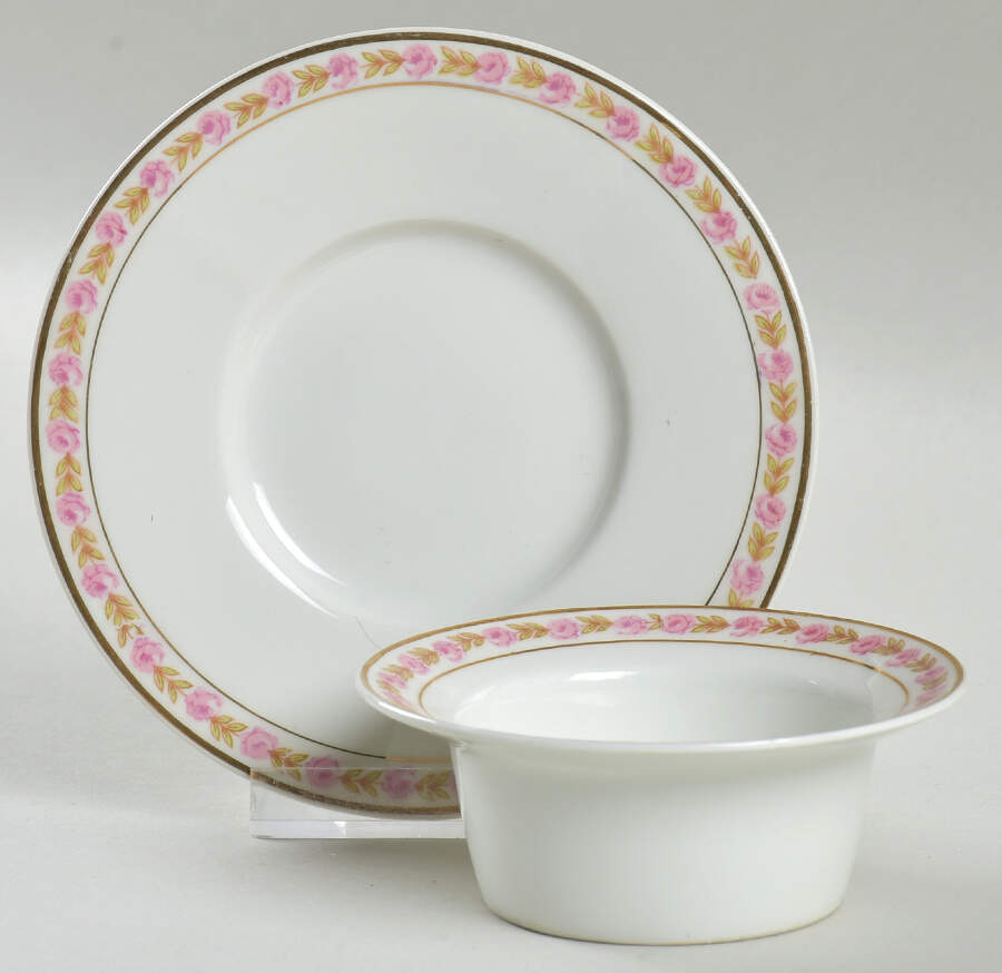 POY938 Ramekin & Saucer Set by Jean Pouyat-1