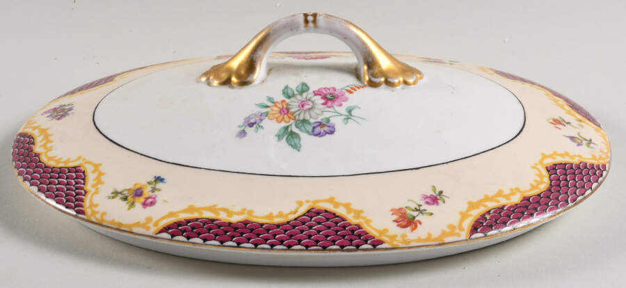 PHE66 Lid for Oval Vegetable by Phoenix (Czech)-1