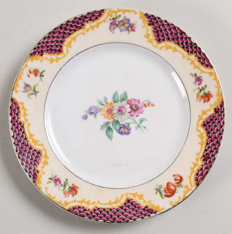PHE66 Bread & Butter Plate by Phoenix (Czech)-1