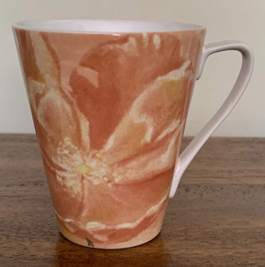 Watercolor Blooms Mug by Pier 1-1