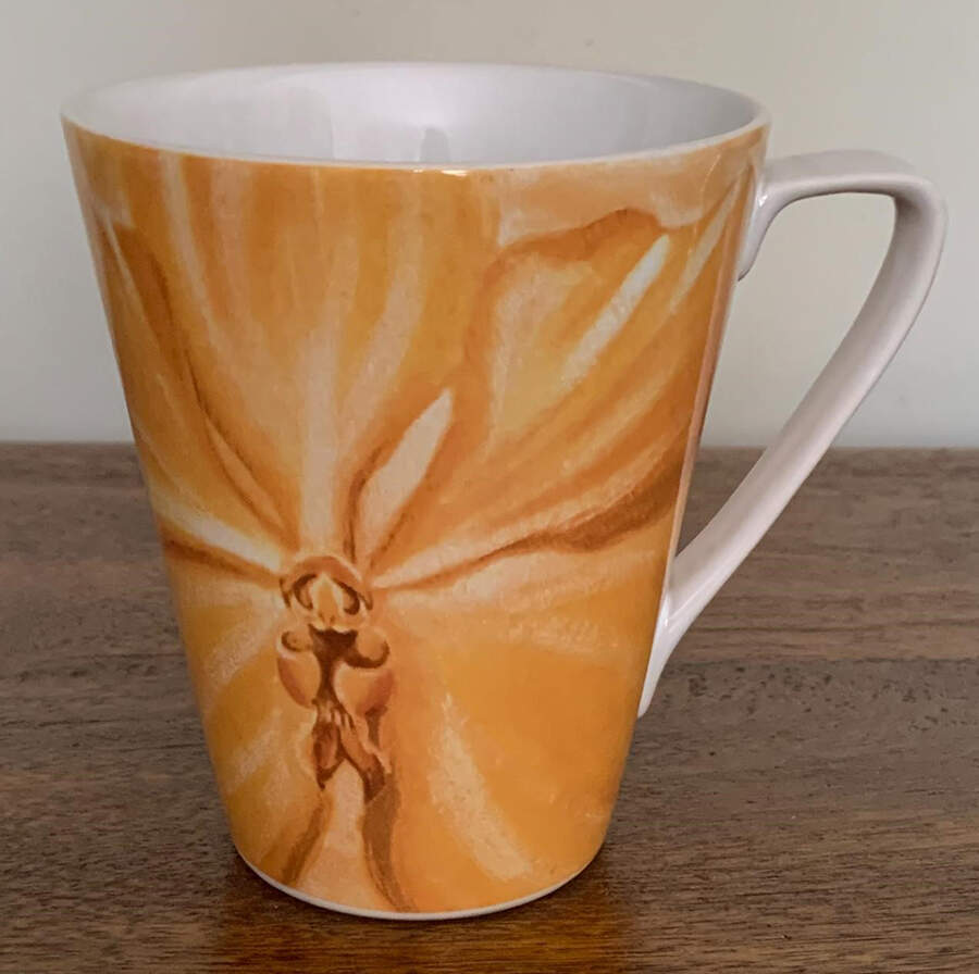 Watercolor Blooms Mug by Pier 1-1