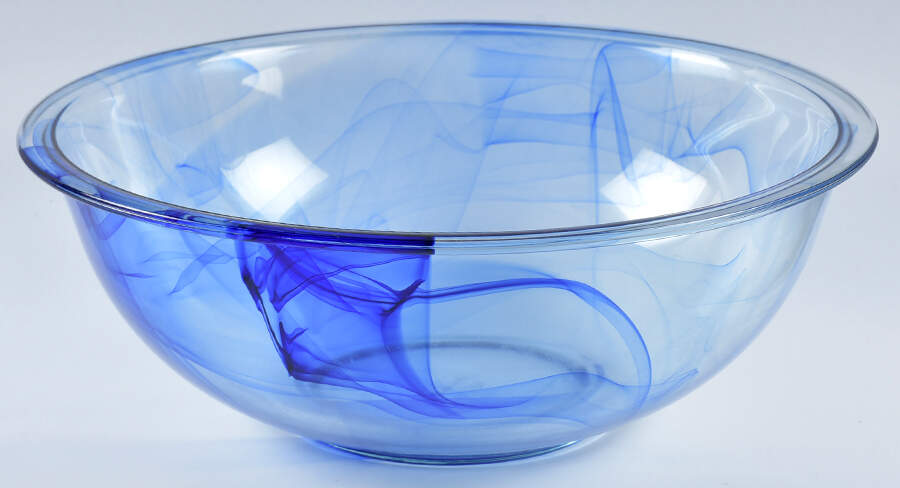 Watercolor 11" Mixing Bowl by Pyrex-1
