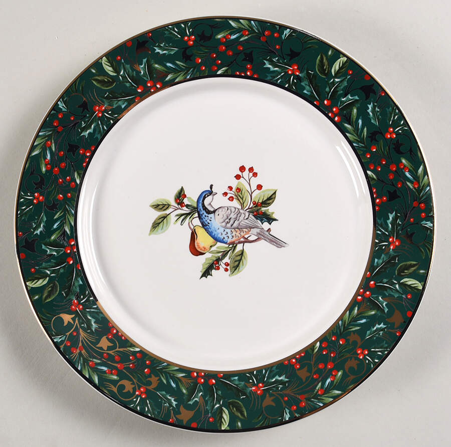 12 Days of Christmas Salad Plate by Pottery Barn China-1