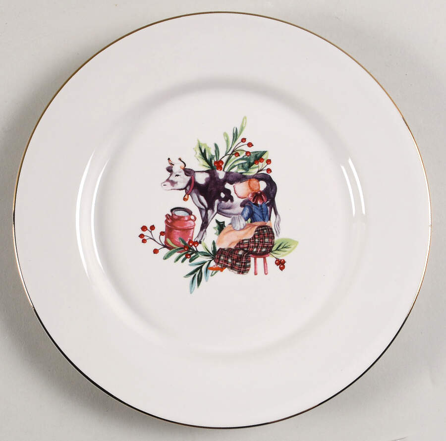 12 Days of Christmas Appetizer Plate by Pottery Barn China-1