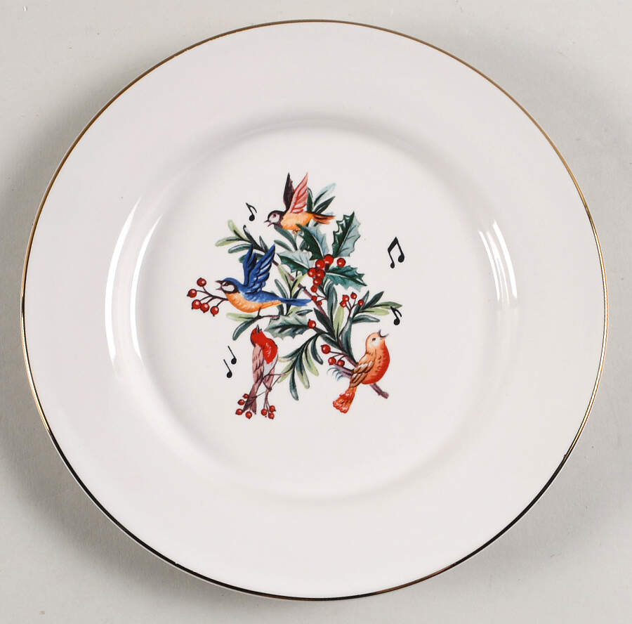 12 Days of Christmas Appetizer Plate by Pottery Barn China-1