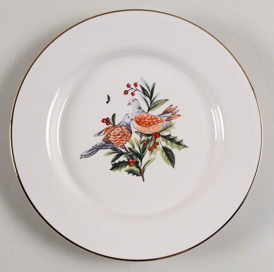 12 Days of Christmas Appetizer Plate by Pottery Barn China-1