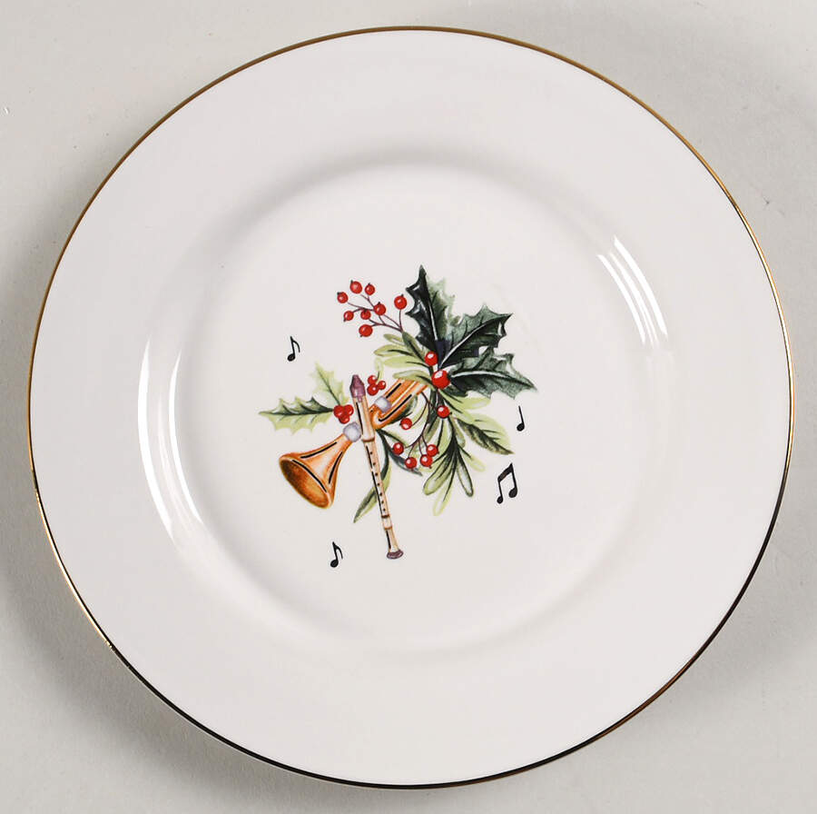 12 Days of Christmas Appetizer Plate by Pottery Barn China-1