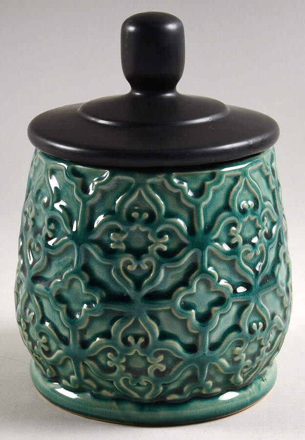 Sunderra Small Canister & Lid by Pier 1-1