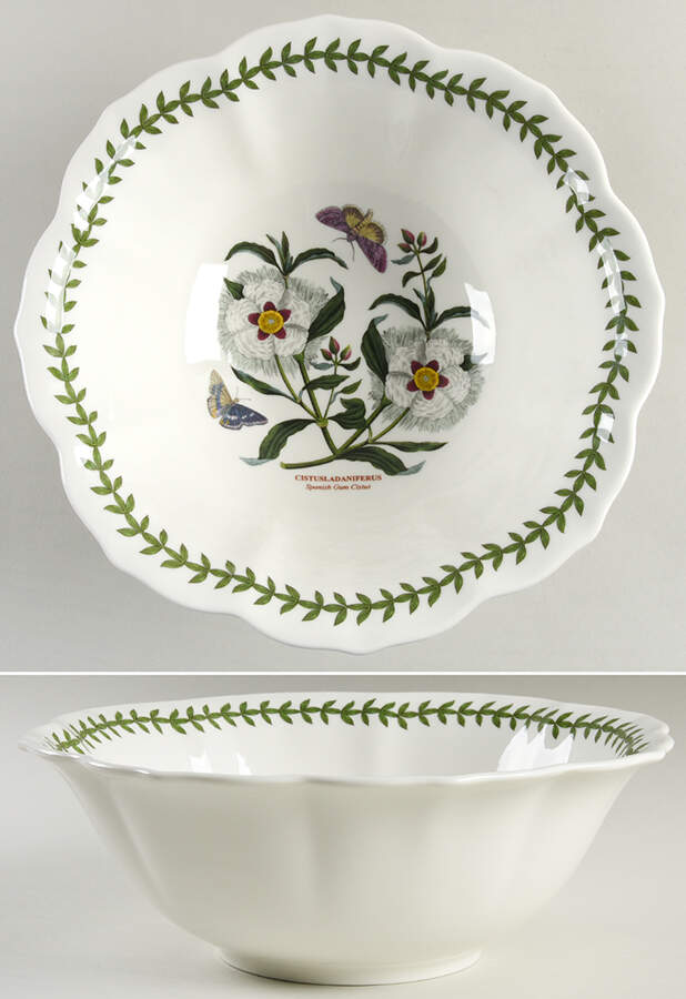 Botanic Garden Lotus Blossom 10" Round Serving Bowl by Portmeirion-1