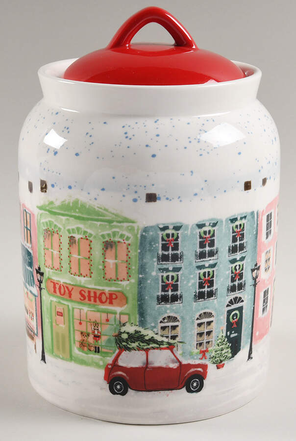 Hometown Large Canister & Lid by Potter's Studio-1