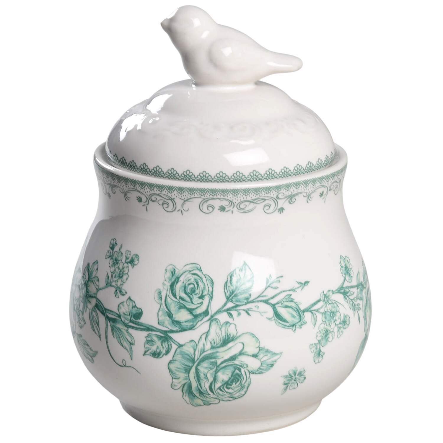 Agatha Sugar Bowl & Lid by Pioneer Woman-1