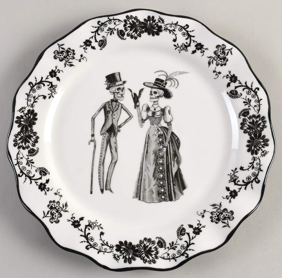 Victorian Full Body Dinner Plate by Potter's Studio-1