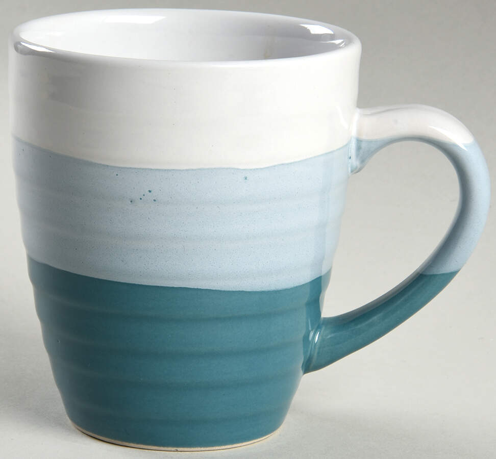 Mercer Teal Mug by Pfaltzgraff-1