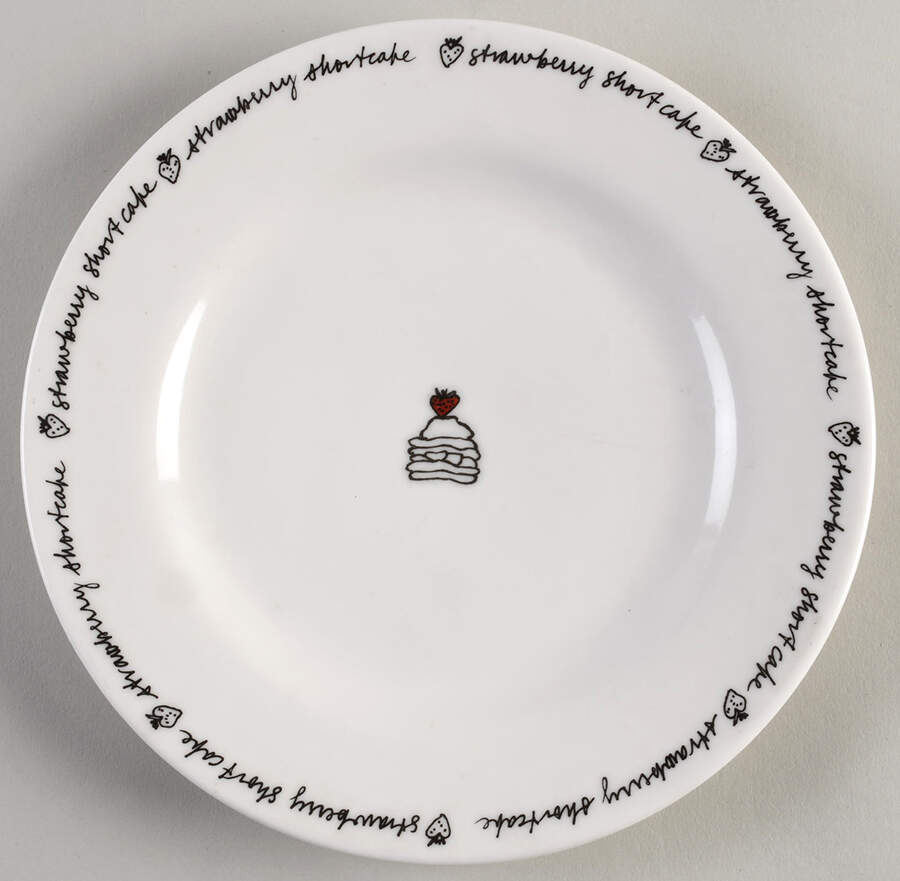 Dessert Dessert/Pie Plate by Pottery Barn China-1