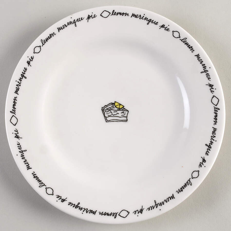 Dessert Dessert/Pie Plate by Pottery Barn China-1
