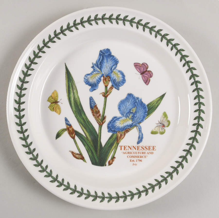 Botanic Garden-Blossoming States Tennessee Dinner Plate by Portmeirion-1