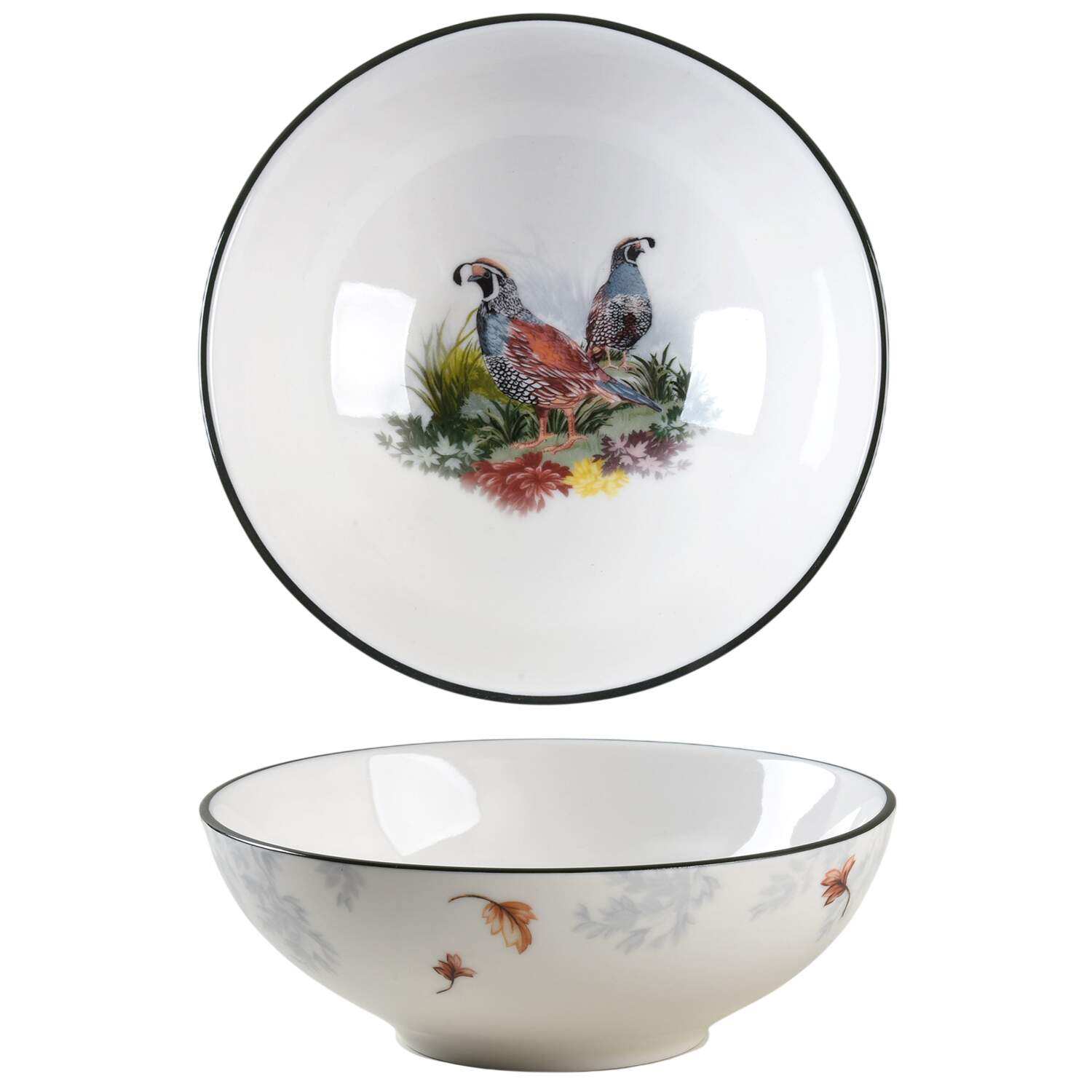 Fantastical Forest Soup/Cereal Bowl by Pottery Barn China-1