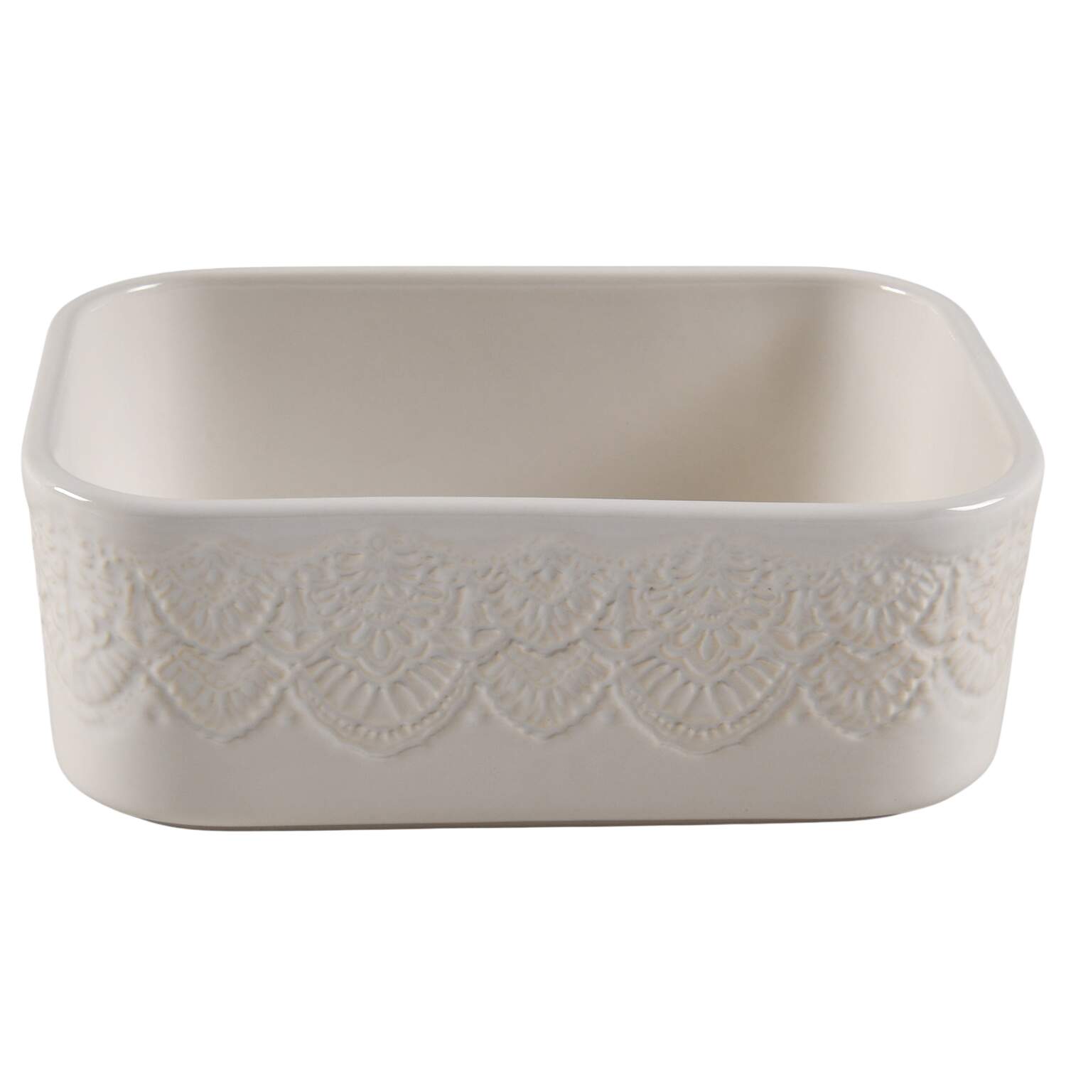 Vintage Lace 7" Rectangular Baker by Pioneer Woman-1