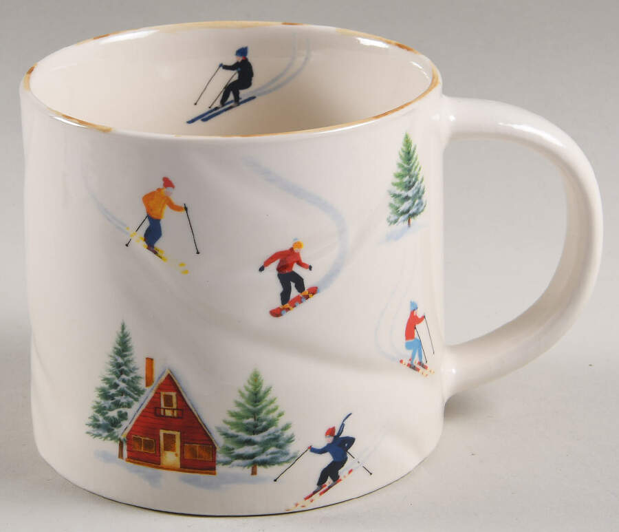 Ski Forest Ski Mug by Potter's Studio-1