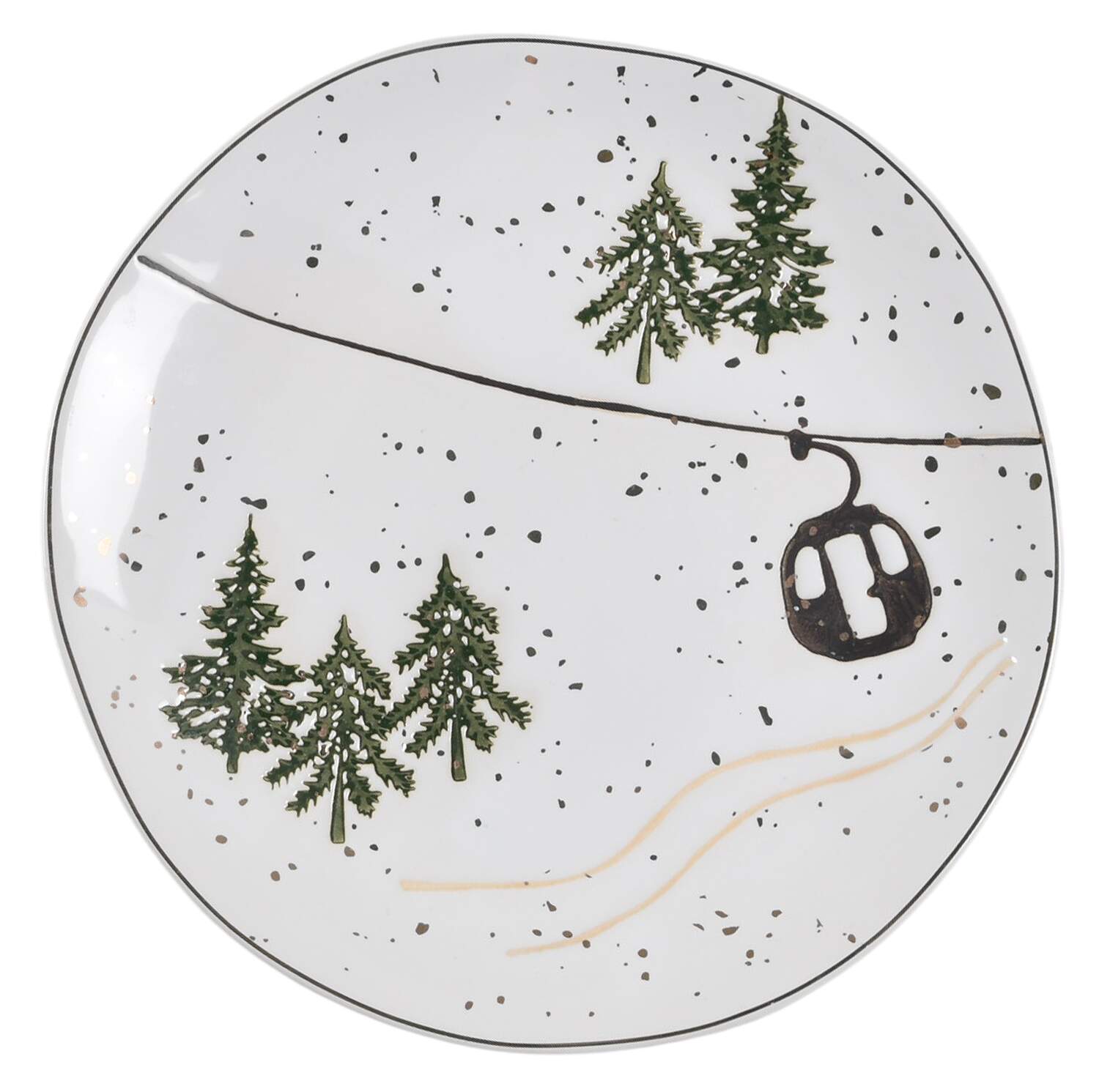 Ski Lodge Salad Plate by Potter's Studio-1