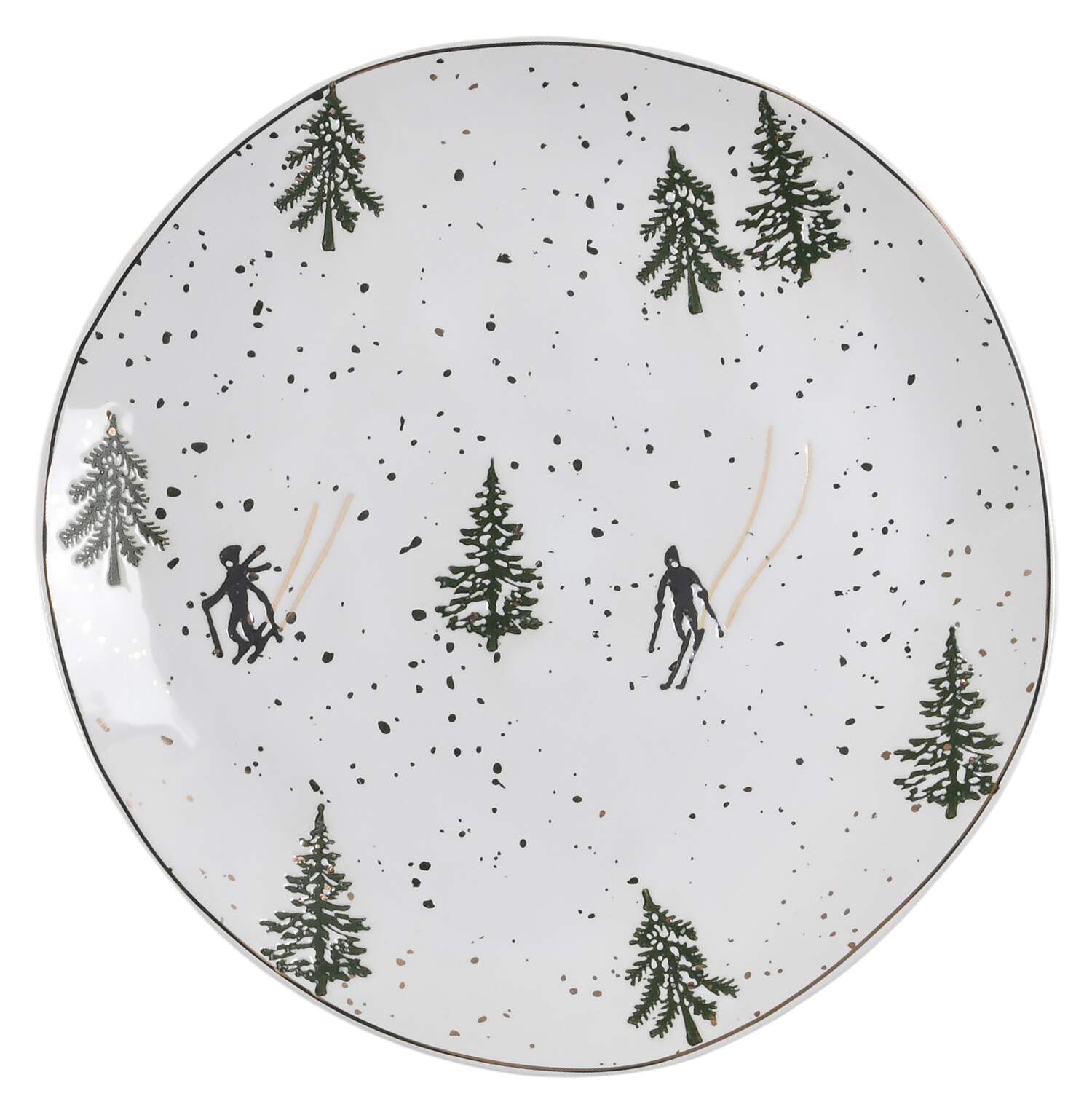 Ski Lodge Dinner Plate by Potter's Studio-1