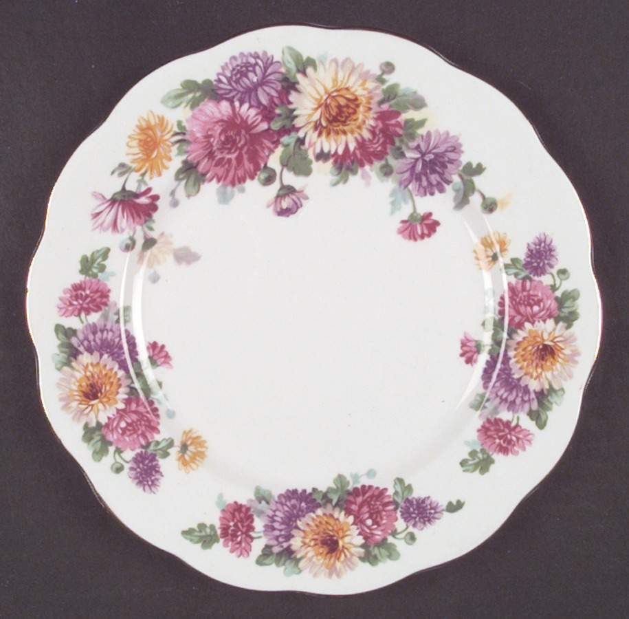 Autumn Glory Salad Plate by Queen Anne (England)-1
